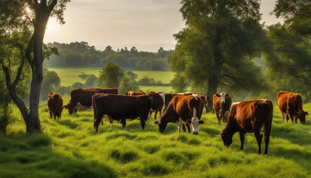 reducing land needs for grazing animals